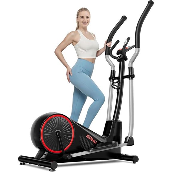 Elliptical Exercise Machine with 15.5in Stride 350LBS Capacity