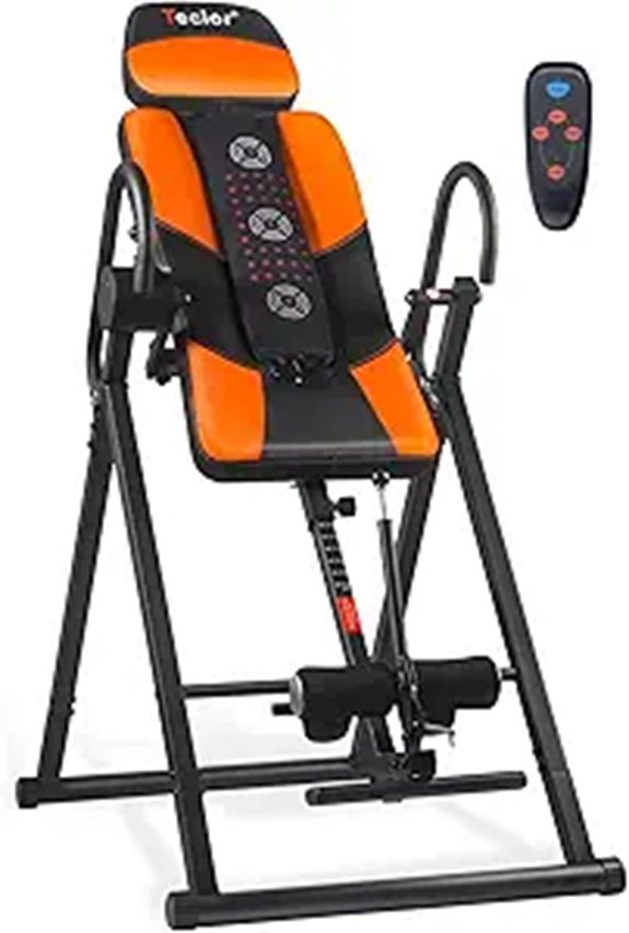 Heavy Duty Inversion Table with Heat & Massage