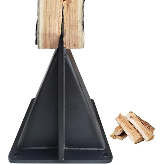 JINHAN Heavy Duty Log Splitter for Fire Pits