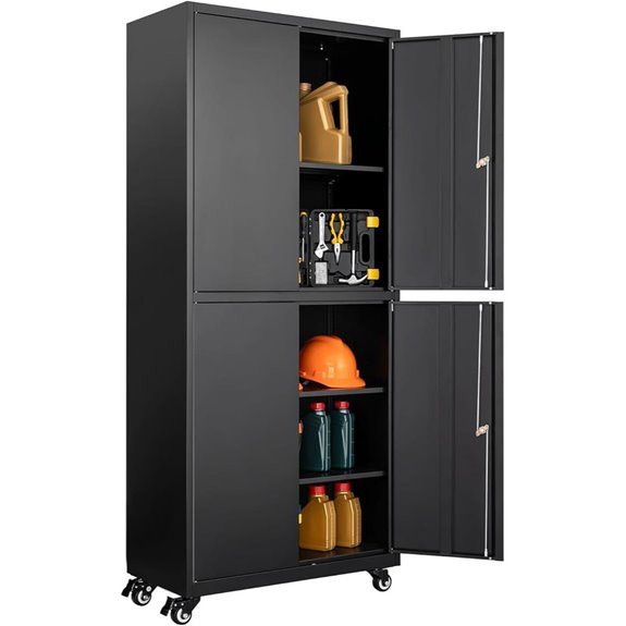 Heavy Duty Metal Rolling Tool Cabinet with Lock