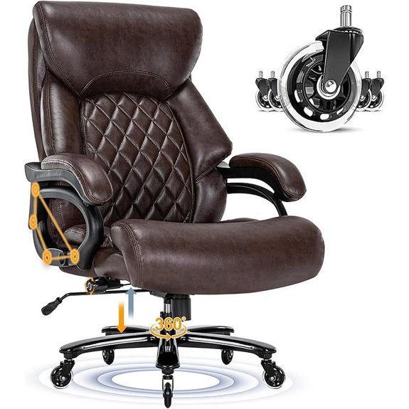 heavy duty tall office chair