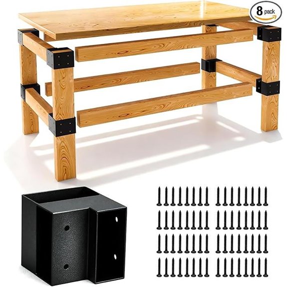 Heavy Duty Workbench Bracket Kit (8-Pack)