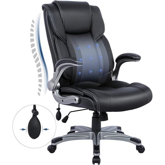 high back executive chair