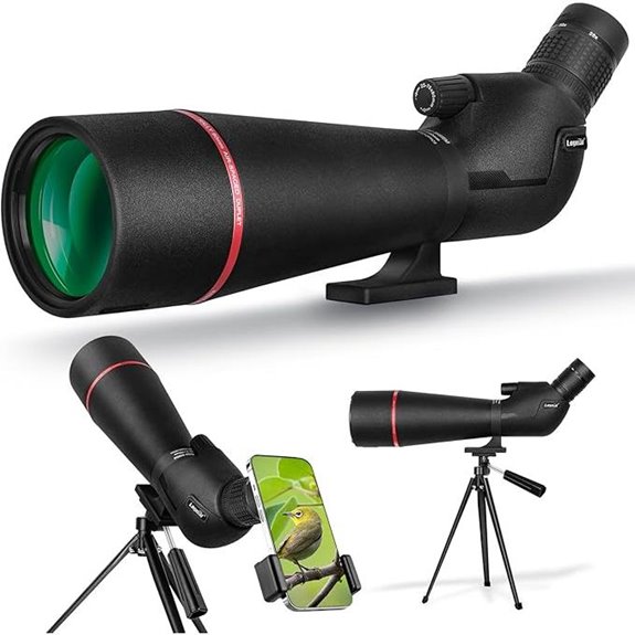 BAK4 Spotting Scope with Tripod and HD Optics