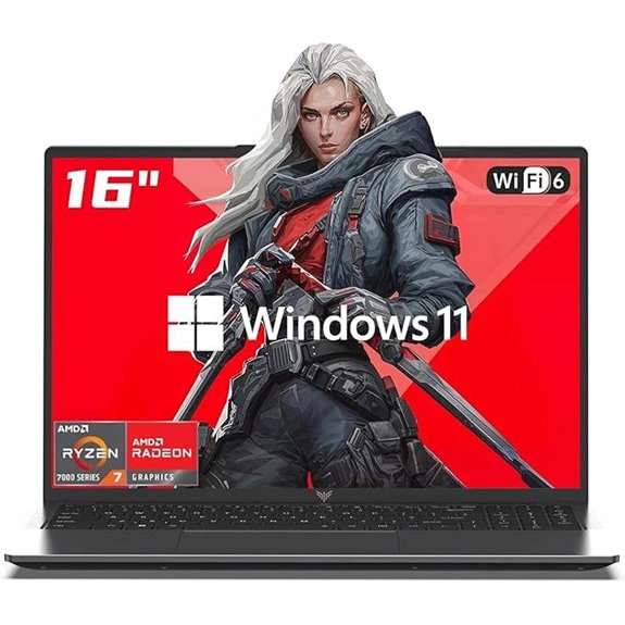 AMD Ryzen 7 Gaming Laptop 16GB RAM 512GB SSD
