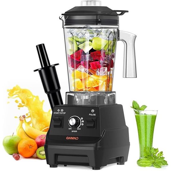 OMMO 1800W Professional Countertop Blender