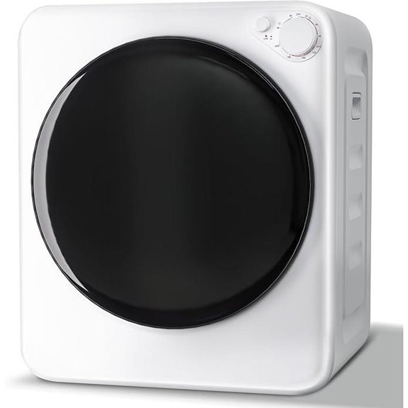 800W Portable Electric Clothes Dryer with 5 Modes