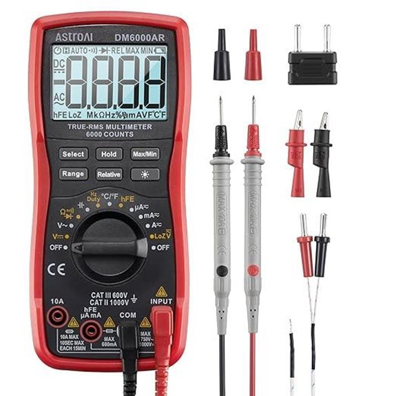 AstroAI Digital Multimeter TRMS 6000 Counts