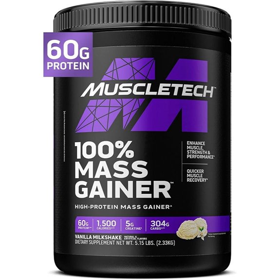 MuscleTech High Protein Mass Gainer Vanilla 5.15lb