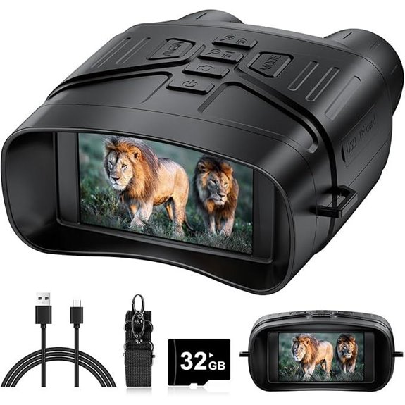 Night Vision Goggles with 4K Camera and 3 Screen