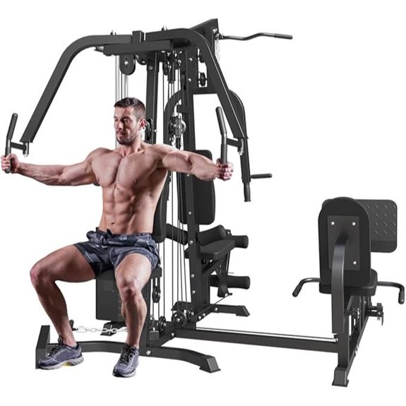 Multifunction Home Gym System with 100LB Weights