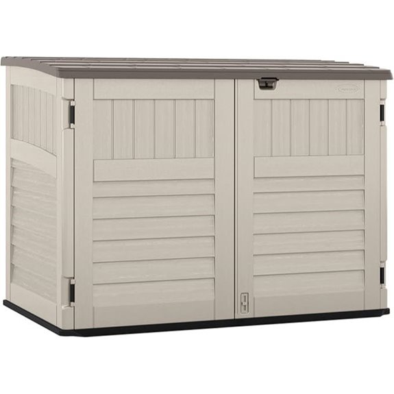 Suncast Horizontal Storage Shed for Yard Tools