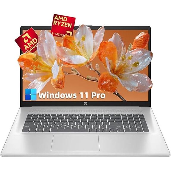 HP 17 Touchscreen Laptop with Ryzen 5 16GB RAM