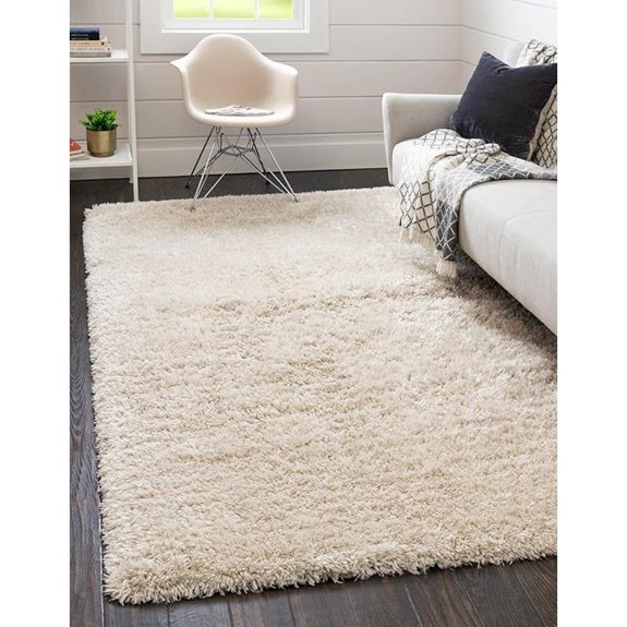 Infinity Collection Linen Shag Area Rug 8'x10