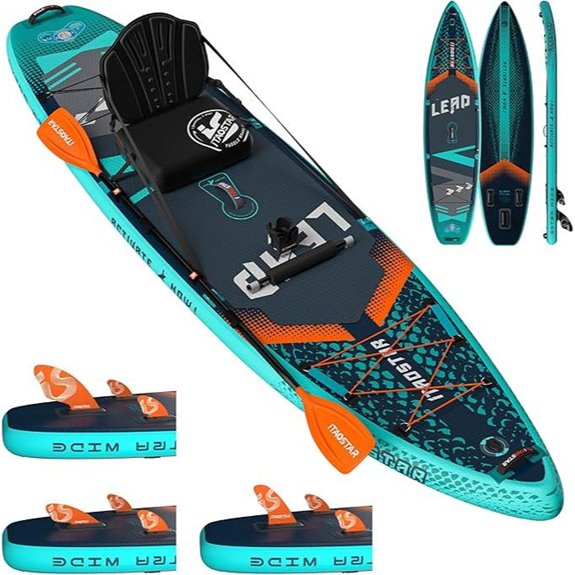 Inflatable Stand-Up Paddle Board Kit for All Levels