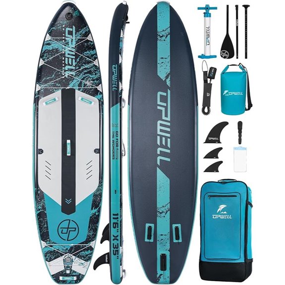 UPWELL Inflatable Stand Up Paddle Board with Accessories