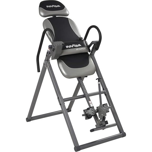 Innova ITX9900 Inversion Table with Air Lumbar Support Black/Gray