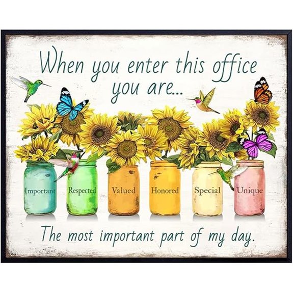 Inspirational Office Wall Art & Decor - 8x10 Sign