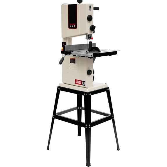 JET 10-Inch Woodworking Bandsaw with Stand 1/2 HP 115V 1Ph (Model JWB-10)