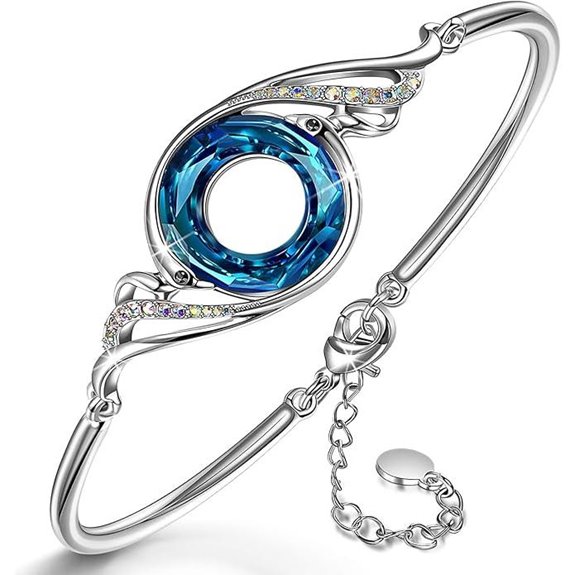 Kate Lynn Phoenix Crystal Bracelet with Jewelry Box