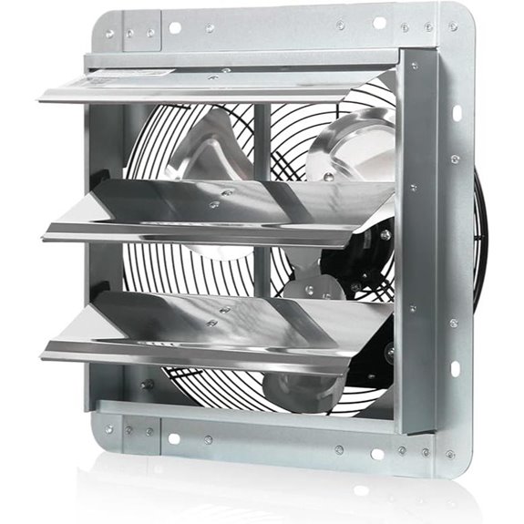 Ken Brown 12-Inch Gable Vent Fan with Aluminum Blades