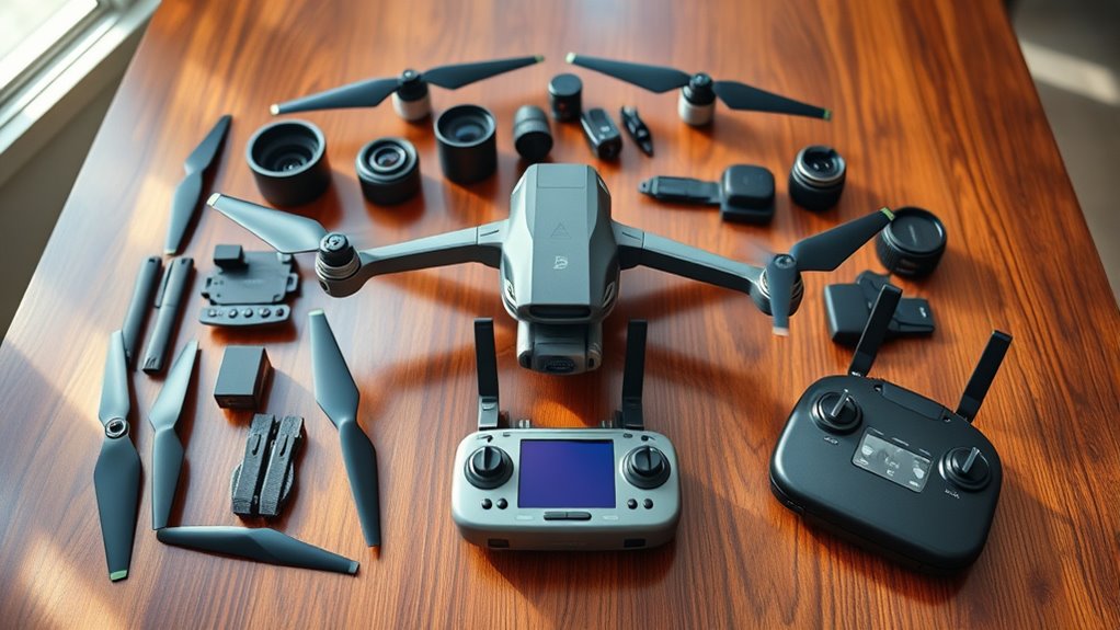 key features for professional drones