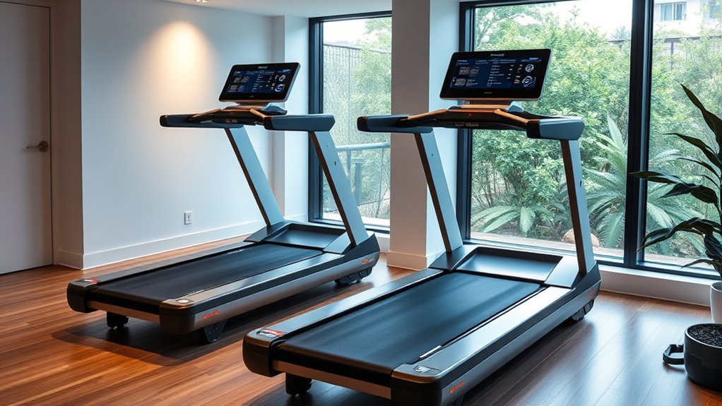 key treadmill features selection