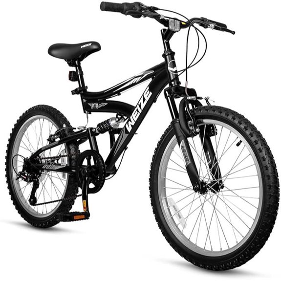 Weize Kids Mountain Bike with Suspension and 6 Speeds