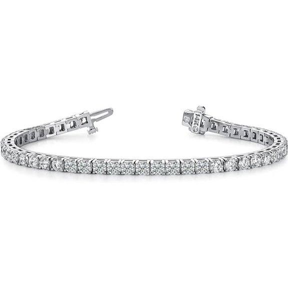 Houston Diamond District Lab Grown Diamond Tennis Bracelet