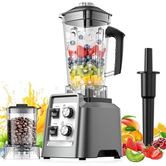 Blender with 68Oz. Capacity Grinder Self-Cleaning