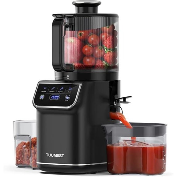 Cold Press Juicer with Large Capacity and Touch Screen