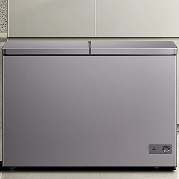 10.6 Cu Ft Chest Freezer with Adjustable Thermostat