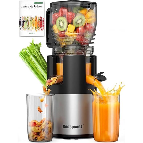 Juicer Machine with Large Feed Chute and High Juice Yield