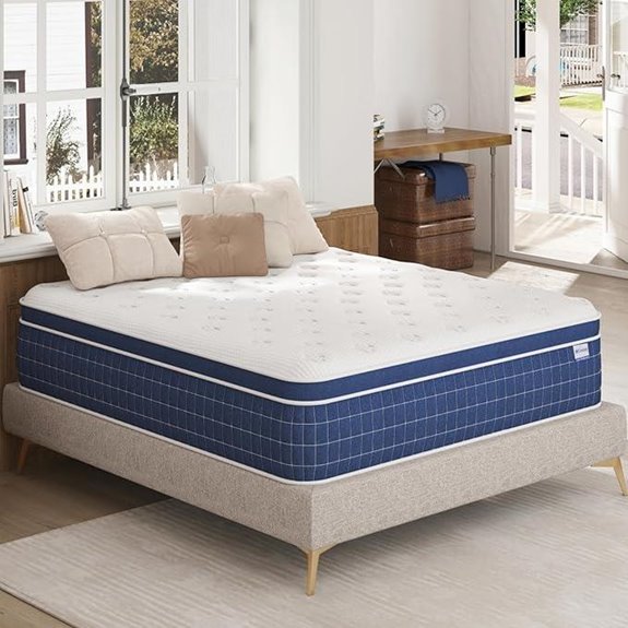King Size Firm Hybrid Mattress with Gel Memory Foam