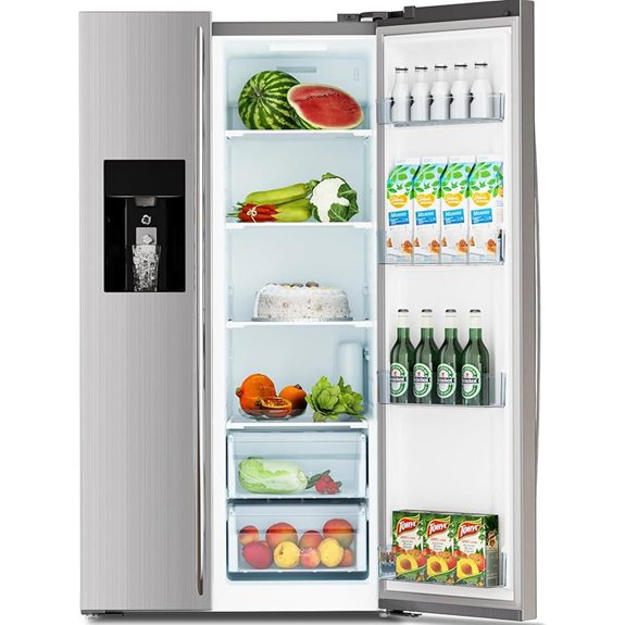 Antarctic Star 20 Cu Ft French Door Refrigerator
