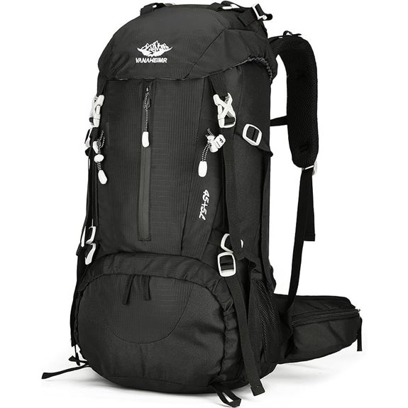 Esup 50L Hiking Backpack with Rain Cover