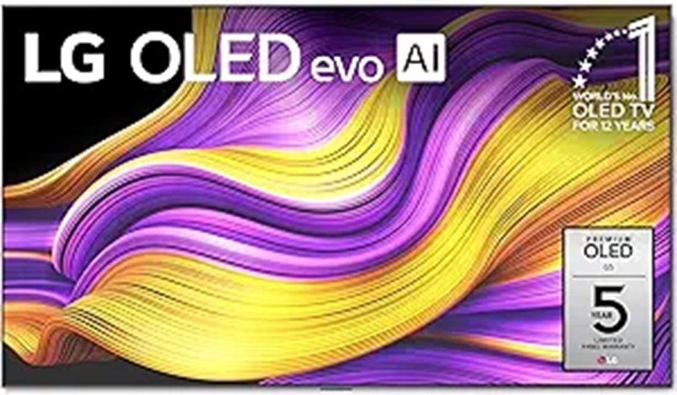 LG 77-Inch OLED evo AI 4K G5 Series TV