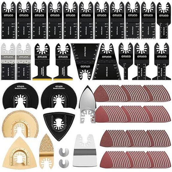 150 Pcs Oscillating Saw Blades Kit for Multi-Tools