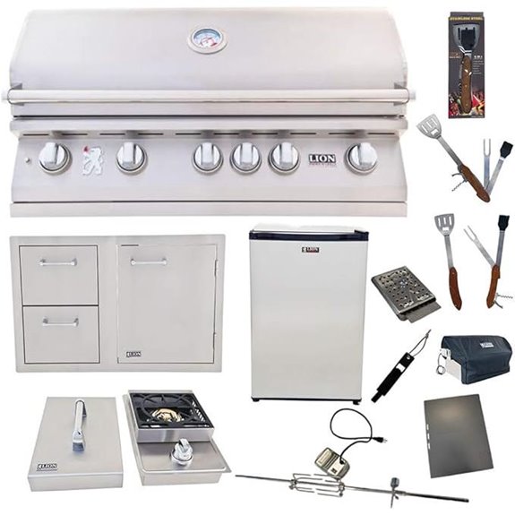 Lion Premium Grills 40-Inch Propane Grill with Accessories