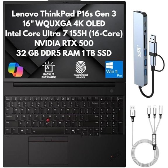 Lenovo ThinkPad P16s Gen 3 4K OLED Laptop