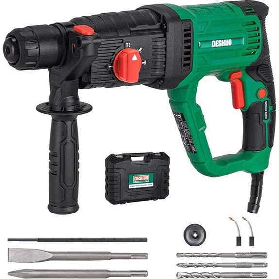 Lightweight SDS-Plus Rotary Hammer Drill with Accessories