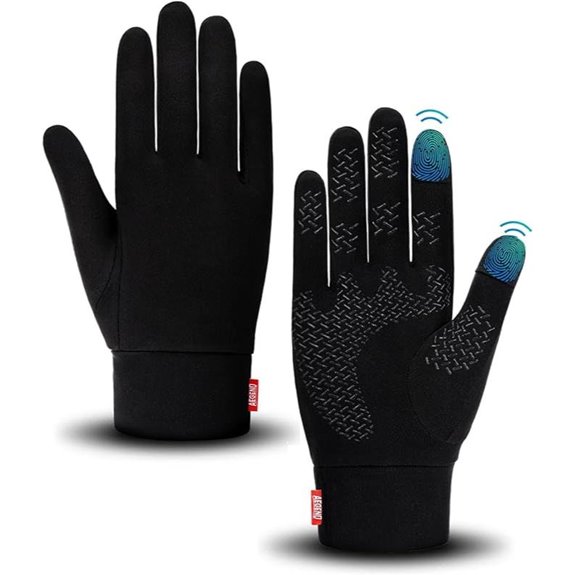 Aegend Lightweight Thermal Winter Gloves for Men Women