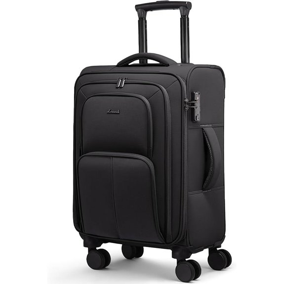 LOVEVOOK 22-Inch TSA Approved Carry-On Luggage