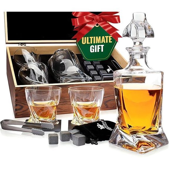 Royal Reserve Whiskey Decanter Gift Set