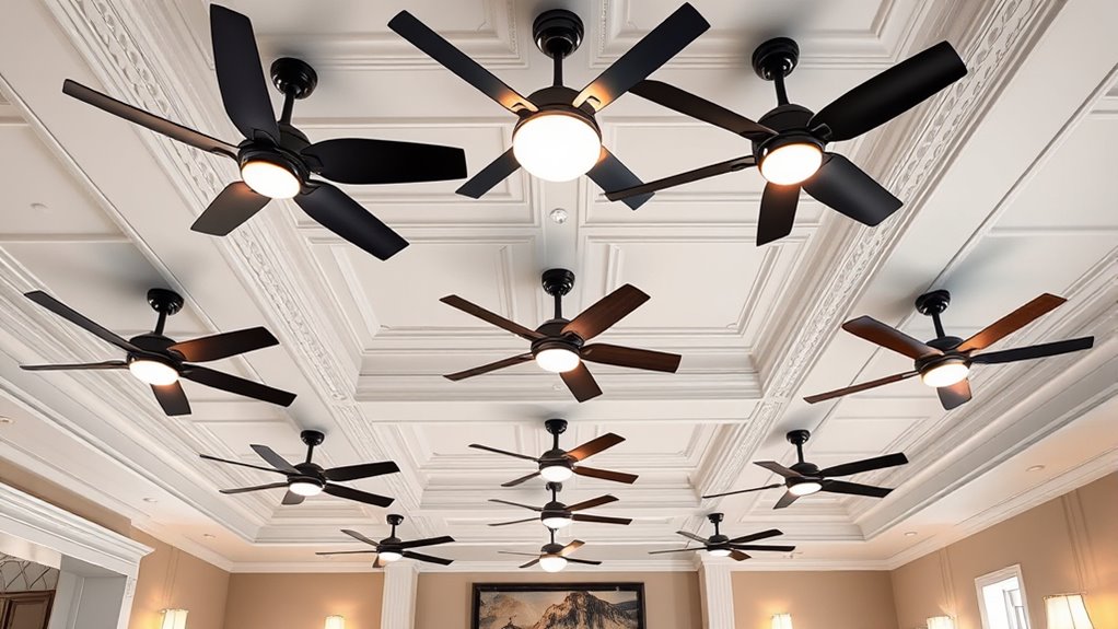 luxury ceiling fans with lighting