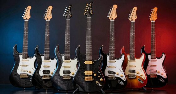luxury electric guitar selections