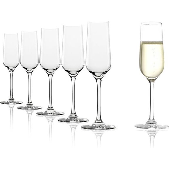 Stölzle Lausitz Champagne Glasses Set of 6