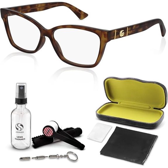 Gucci Cat Eye Eyeglasses with Luxury Eyewear Kit