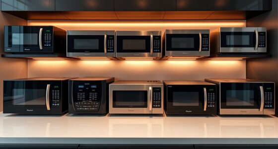luxury microwave kitchen appliances