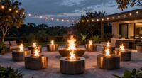 luxury outdoor fire pits